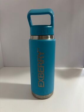 YETI Rambler 26 oz Bottle, Vacuum Insulated, Stainless Steel Has Logo Exberry GC
